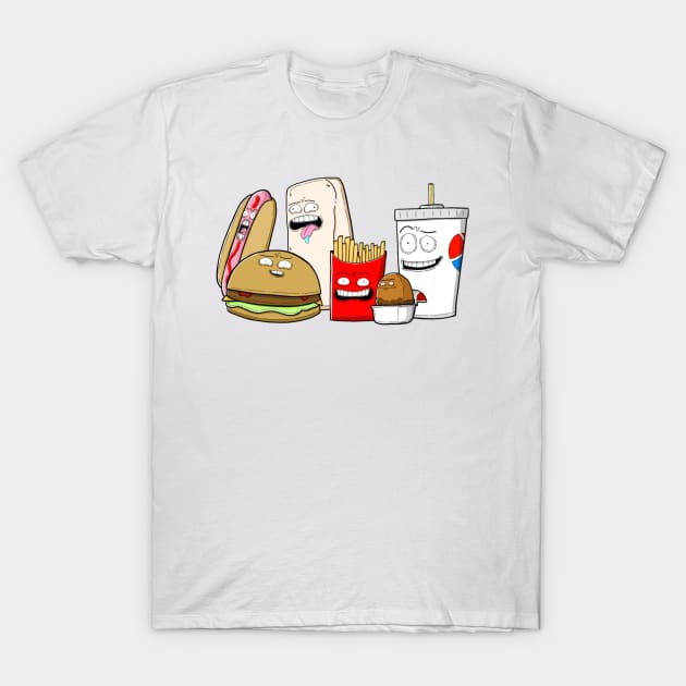 Fast Food T-Shirt by Dubschin